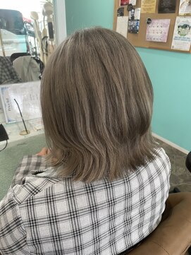 ヘアーディア みどり店(Hair...DiA) レイヤーボブ グレージュカラー