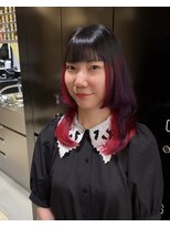 エイトヘアー(8 HAIR)&nbsp;ウルフレイヤー　赤×紫