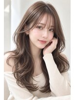 アロン(ALLON)&nbsp;大人可愛い艶ブラウン×顔まわりレイヤー