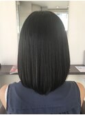 美髪×セミロング