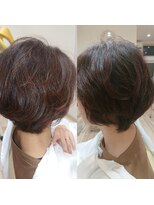 ラヴィヘアスペース(La Vie hair space) 白髪染め＋部分パーマ