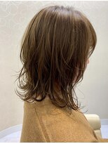 ヘアメイク マルナ 大通店(HAIR MAKE MALUNA) マットベージュ×レイヤー