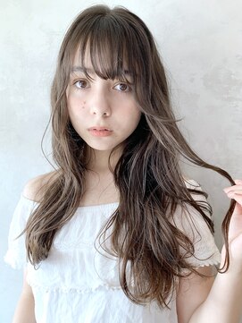 アイティー バイ アルバム 浦和店(IT by ALBUM) ラフウェーブ_オリーブカラーハイライトカラー_57918