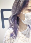 インナーカラー紫