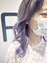 マニクレアーレ ルミネ荻窪店(mani CREARE) インナーカラー紫
