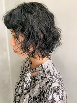 テトヘアー(teto hair) ボブウルフ、ウルフパーマ、ボブパーマ、オン眉バング