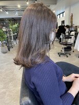 ナンバー(number+)&nbsp;20代30代40代ブリーチなしアッシュグレージュくびれミディ