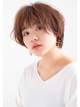 マッシュアンドマッシュアヴェダ ららぽーと福岡店(mash&mash AVEDA) 20代30代40代50代◎くせ毛風ひし形ショート