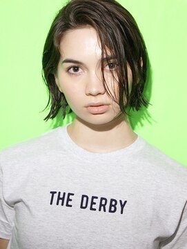 ダービー(THE DERBY) 【THE DERBY】BOXYBOB #美髪#大人かわいい#ネビージュ