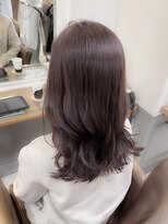 ネオリーブアイム 横浜西口店(Neolive aim)&nbsp;くびれミディアム ラベンダーブラウン艶髪【横浜】