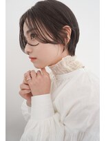 ヴェルダ 池袋店(verda)&nbsp;大人可愛い20代30代40代黒髪前下がりショートボブ丸みショート◎