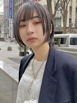 イミ(imi)&nbsp;ボブウルフ/顔周りカット/グレージュカラー/髪質改善[登戸]