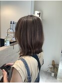 tuuli☆30代40代ペールベージュ切りっぱなしミディアム　132