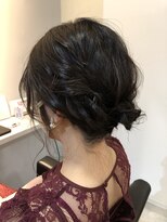 アイディール 心斎橋店(:ideal)&nbsp;結婚式ヘアセット　20代30代40代　ヘアメイク　くるりんぱ