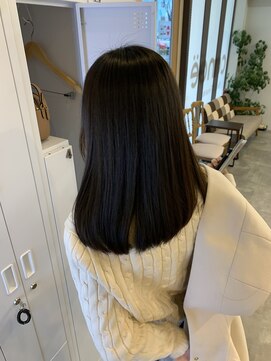 カノエ 宇部小串店(canoe) セミロング/髪質改善縮毛矯正/髪質改善/韓国風/韓国ヘア