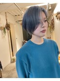 【nicoli】アイスブルー × ショート