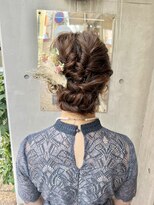 スミ(sumi)&nbsp;ヘアセット×編みこみアップ