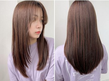 エクシア(EXCIA)の写真/カラーをキレイに保つ髪質改善×カラーが人気メニュー！ツヤのあるキレイなブラウンヘアを楽しもう。
