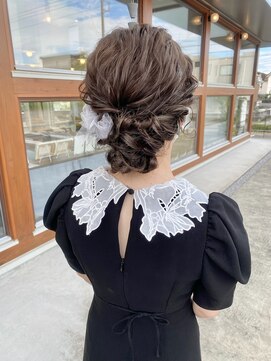 エムサロン 前橋川原(emusalon) お呼ばれアレンジ♪