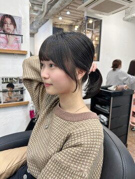 アリスバイアフロート 自由が丘(ALICe by AFLOAT) 顔まわりおくれ毛カット