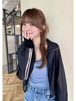 アリスバイアフロート 自由が丘(ALICe by AFLOAT) 結んでも可愛いおくれ毛カット/カチモリ/自由が丘