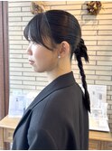 20代30代40代似合わせ小顔こなれ大人まとめ髪◎編みおろし