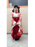 袴/卒業式/小学生/卒業式/ヘアセット