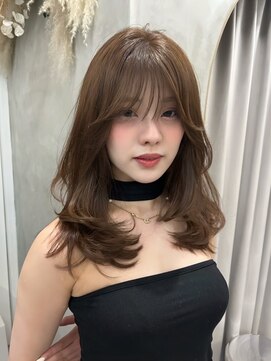 ユニ 原宿(uni) #48/黒髪/ボブルフ/ネビージュ/小顔/ワンレン/髪質改善/原宿