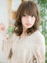 レアワンハナレ センター北美容院(lea/1 HANARE)&nbsp;センター北/髪質改善/オリーブベージュ☆ウェーブミディアムh