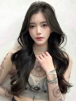 ユニ 原宿(uni)&nbsp;#68/韓国/韓国風/レイヤーカット/後れ毛/くびれヘア/前髪/原宿