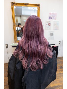 ヘアーメイク ダンス(hair make DANCE) プルエクステ　残留しにくいピンクカラー