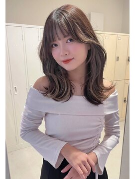 ヘアー アンド ビューティー リル(rille) 【工藤雄大】くびれレイヤー×インナーカラー