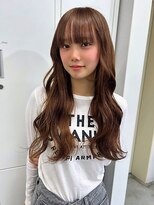 ロイオブジゼル(roi of GiseL)&nbsp;ロング　ワイドバング　顔周りカット　韓国風巻き髪　10代20代