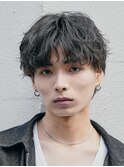 名古屋栄シャドウパーマメンズマッシュツイストスパイラルパーマ