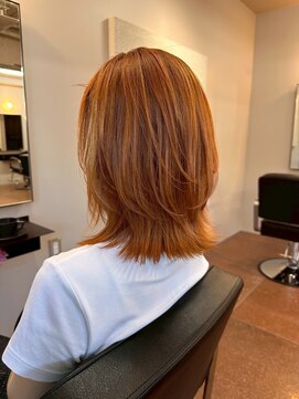 ムード(MOOD,) 暗めカラー/グランマッシュ[レイヤーカット/髪質改善/銀座]