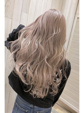 ラグーン(LAGOON) ホワイトミルクティーベージュ/バレイヤージュ/ケアブリーチ