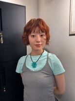 アフィナー 新宿(Afinar)&nbsp;1回ブリーチ／オレンジボブ