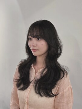 ミヨン 京都烏丸店(miyon) 【miyon】韓国レイヤーカット×暗髪カラー×髪質改善