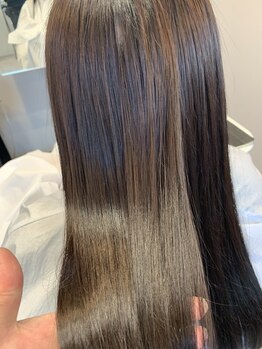 《当店オリジナル★高濃度ケラチンMixでダメージ徹底処理!!》毎朝を簡単スタイリングでスタート☆