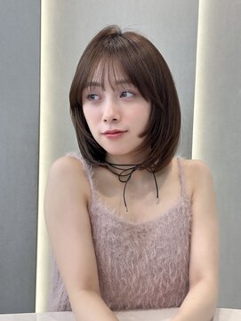 ロンドリゼル 札幌(Lond RiseL) ◯ オリーブグレー/韓国/レイヤーカット/髪質改善/縮毛矯正/札幌