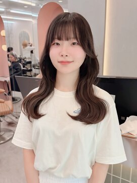 ロンドリゼル 札幌(Lond RiseL) 顔周り/小顔/レイヤー/髪質改善/韓国風巻き/ミルクティー/札幌