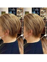 オーブ ヘアー リリー 博多2号店(AUBE HAIR lily)&nbsp;白髪ぼかし / 白髪ぼかしハイライト 【前田 悠希】