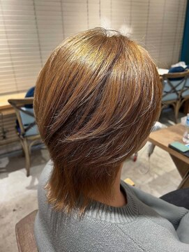 ラピスタ 池袋(Lapista) 韓国ヘアハッシュカットダブルハイライトカラー【Lapista池袋】
