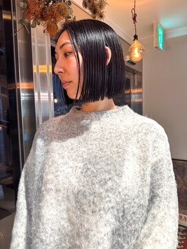 ドーター(daughter) シンプル顎ラインボブ