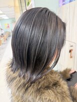 アースオーセンティック 徳島北島店(EARTH Authentic)&nbsp;ハイライトカラーグレージュボブスタイル