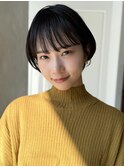 大人可愛い20代30代40代50代小顔ショートボブナチュラルショート
