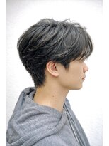 クオリス 上板橋店(QUALIS) 韓国風◎ニュアンスパーマ×センターパートで小顔効果