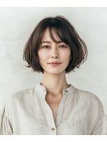 ハーツ(Hearts) 大人可愛いが叶うふんわりナチュラルボブ