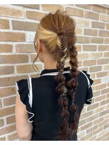 セットアップ 岡山北長瀬店(SET-UP)&nbsp;編み下ろし～ツイン～ミルクブラウン