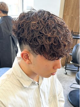 エルマーク 本山(L-MARK) 波巻きスパイラル/men's/フェザーパーマ/メンズパーマ/学割